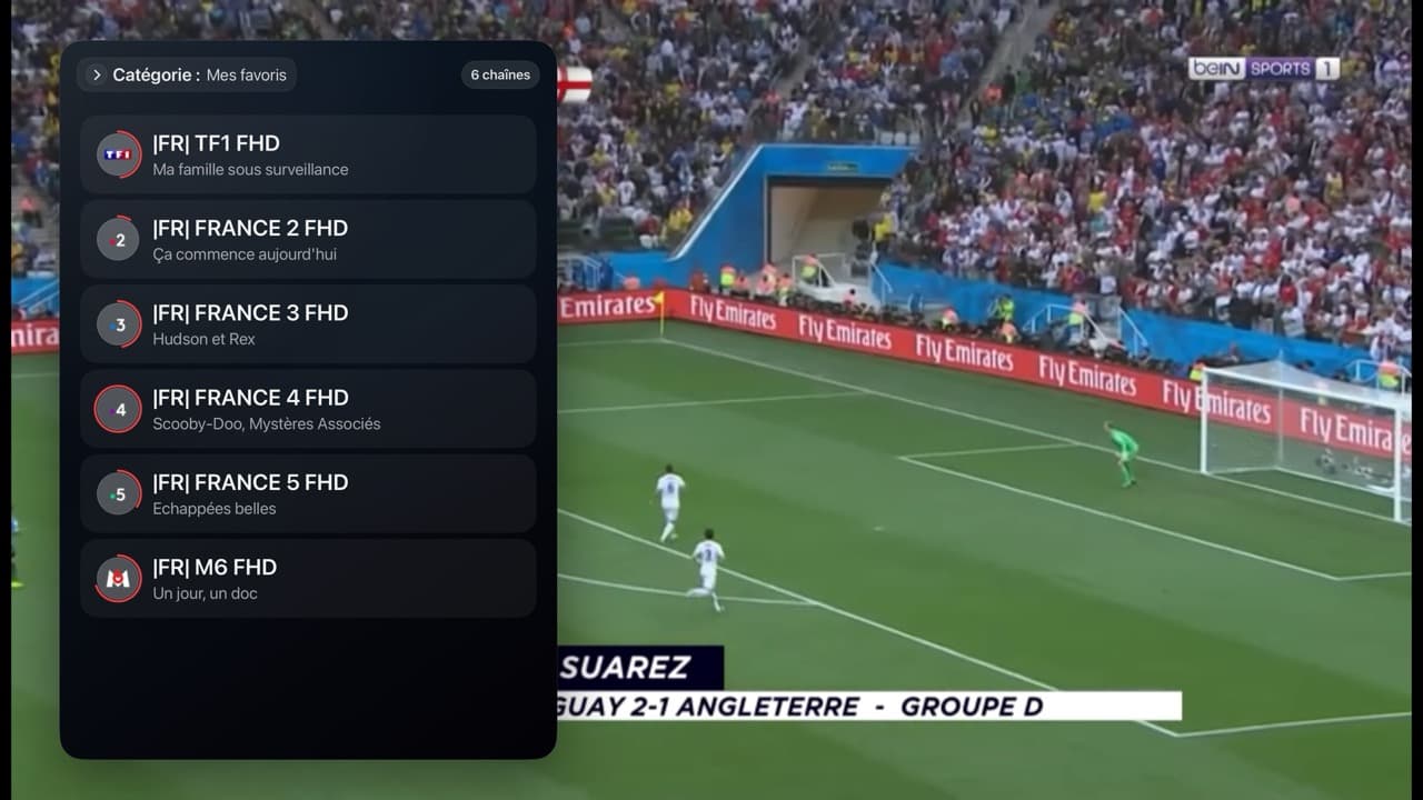 La TV en direct, instantanée